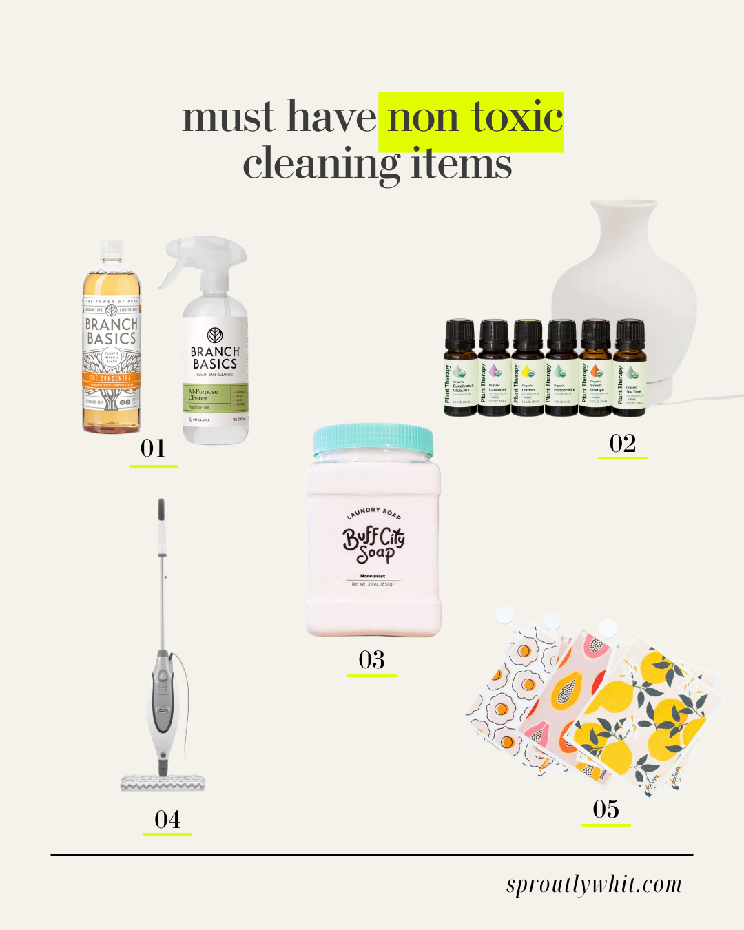 Must Have Non-Toxic Cleaning&nbsp;Items